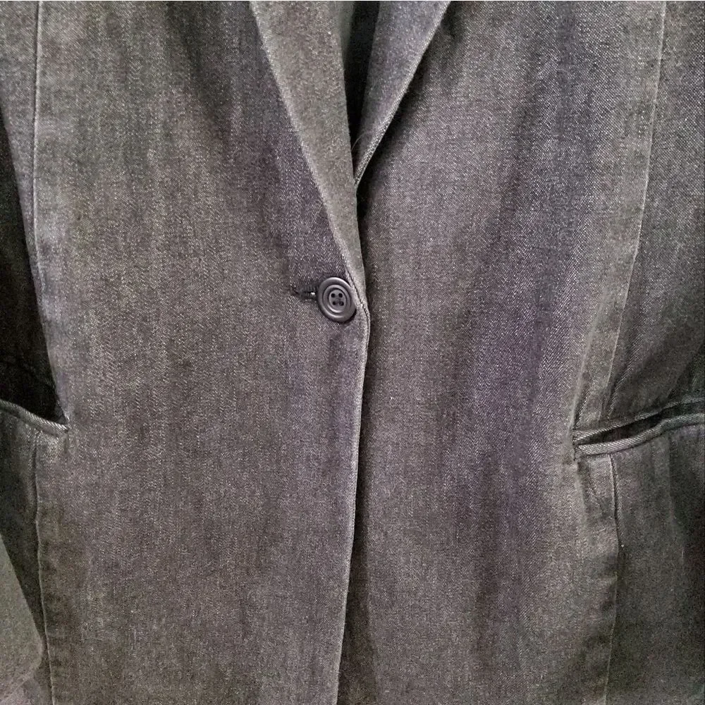 Ralph Lauren Denim & Co Black Denim Jacket Size M - Picture 2 of 9